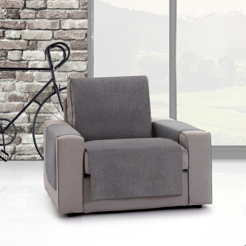 Capa cobre sofá Mid | Linhas modernas | Proteção parcial decorativa | Tecido lavável Capa cobre sofá Mid | Linhas modernas | Proteção parcial decorativa | Tecido lavável