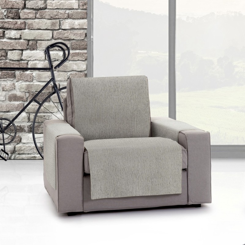 Capa cobre sofá Mid | Linhas modernas | Proteção parcial decorativa | Tecido lavável Capa cobre sofá Mid | Linhas modernas | Proteção parcial decorativa | Tecido lavável
