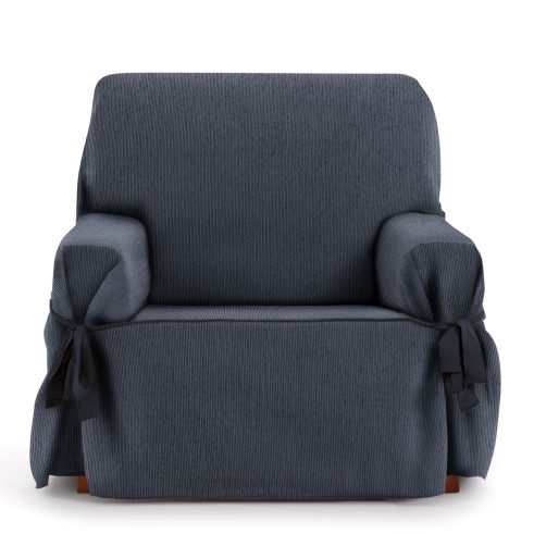 Capa de sofá com laços Mid | Tecido fino elegante | Ajuste clássico decorativo | Fácil de lavar