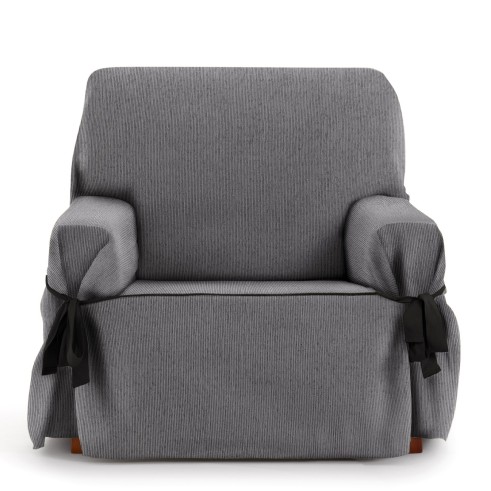 Capa de sofá com laços Mid | Tecido fino elegante | Ajuste clássico decorativo | Fácil de lavar