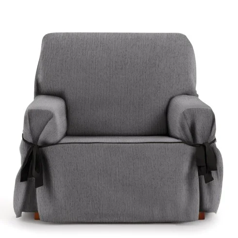 Capa de sofá com laços Mid | Tecido fino elegante | Ajuste clássico decorativo | Fácil de lavar