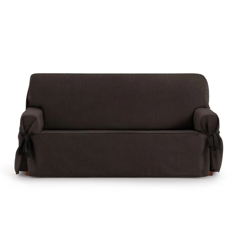 Capa de sofá com laços Mid | Tecido fino elegante | Ajuste clássico decorativo | Fácil de lavar