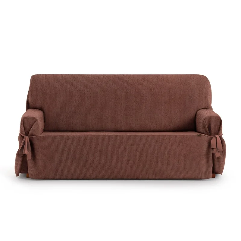 Capa de sofá com laços Mid | Tecido fino elegante | Ajuste clássico decorativo | Fácil de lavar