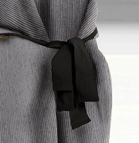 Capa de sofá com laços Mid | Tecido fino elegante | Ajuste clássico decorativo | Fácil de lavar