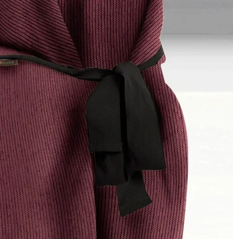 Capa de sofá com laços Mid | Tecido fino elegante | Ajuste clássico decorativo | Fácil de lavar
