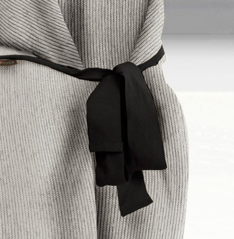 Capa de sofá com laços Mid | Tecido fino elegante | Ajuste clássico decorativo | Fácil de lavar