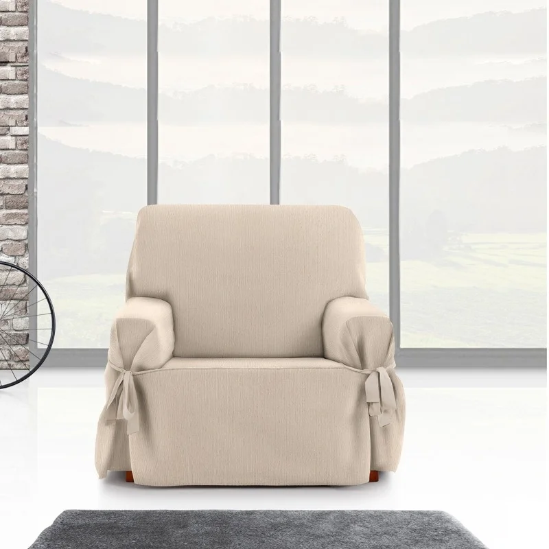 Capa de sofá com laços Mid | Tecido fino elegante | Ajuste clássico decorativo | Fácil de lavar Capa de sofá com laços Mid | Tecido fino elegante | Ajuste clássico decorativo | Fácil de lavar