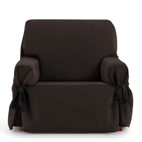 Capa de poltrona com laços Mid | Linhas subtis | Ajuste decorativo moderno | Proteção confortável