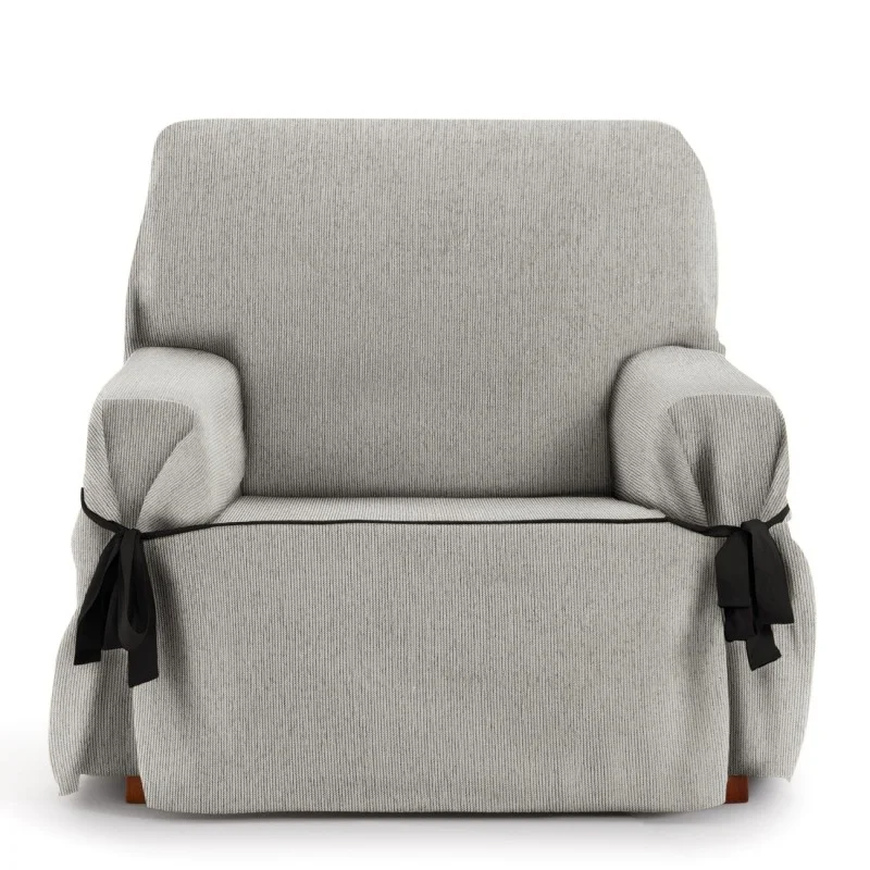 Capa de poltrona com laços Mid | Linhas subtis | Ajuste decorativo moderno | Proteção confortável Capa de poltrona com laços Mid | Linhas subtis | Ajuste decorativo moderno | Proteção confortável