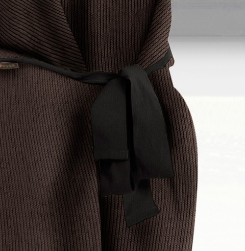 Capa de poltrona com laços Mid | Linhas subtis | Ajuste decorativo moderno | Proteção confortável