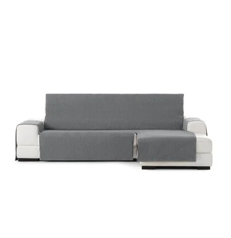 Capa cobre chaise longue Mid | Tecido de linhas verticais | Proteção parcial elegante | Lavável na máquina