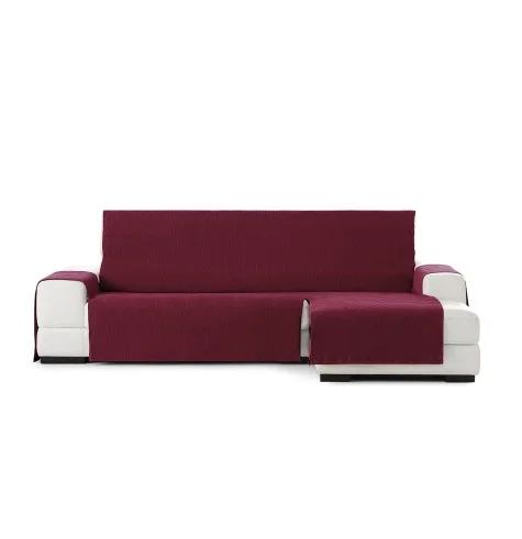 Capa cobre chaise longue Mid | Tecido de linhas verticais | Proteção parcial elegante | Lavável na máquina