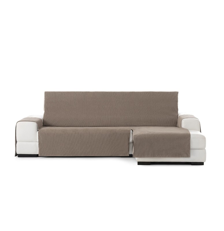 Capa cobre chaise longue Mid | Tecido de linhas verticais | Proteção parcial elegante | Lavável na máquina