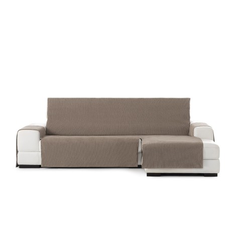 Capa cobre chaise longue Mid | Tecido de linhas verticais | Proteção parcial elegante | Lavável na máquina