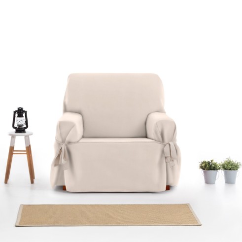 Capa com Laços para Sofá Levante – Estilo Clássico e Elegante