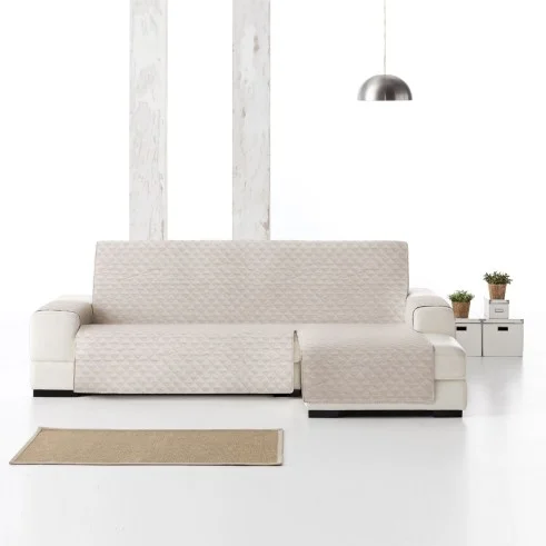 Capa almofadada modelo Cotton Quilt para Chaise Longue