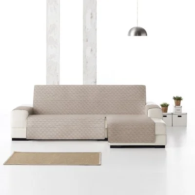 Capa almofadada modelo Cotton Quilt para Chaise Longue