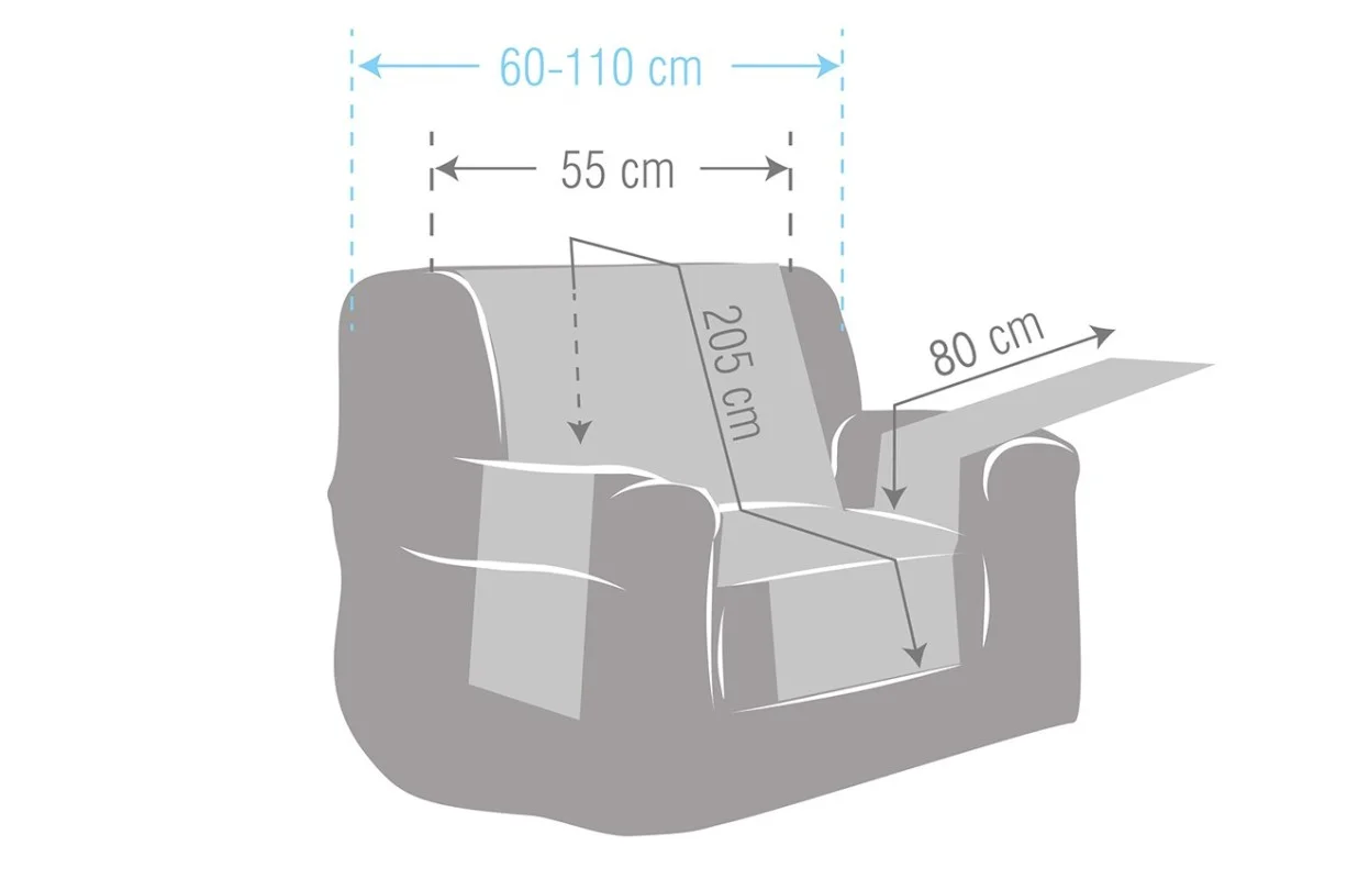 Capa acolchoada poltrona relax Cotton Quilt | Microfibra resistente | Proteção integral com estilo | Lavável e reversível Capa acolchoada poltrona relax Cotton Quilt | Microfibra resistente | Proteção integral com estilo | Lavável e reversível