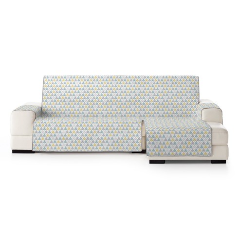 Capa acolchoada chaise longue Nordic | Losangos acolchoados | Proteção moderna e confortável | Lavagem simples