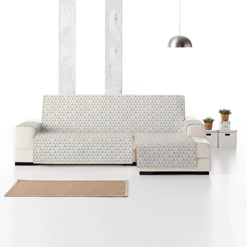 Capa acolchoada chaise longue Nordic | Losangos acolchoados | Proteção moderna e confortável | Lavagem simples Capa acolchoada chaise longue Nordic | Losangos acolchoados | Proteção moderna e confortável | Lavagem simples