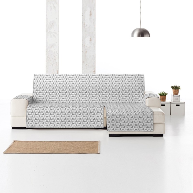 Capa acolchoada chaise longue Nordic | Losangos acolchoados | Proteção moderna e confortável | Lavagem simples Capa acolchoada chaise longue Nordic | Losangos acolchoados | Proteção moderna e confortável | Lavagem simples