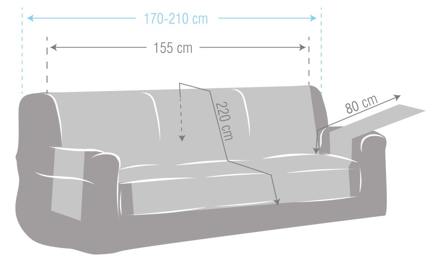 Capa almofadada para sofá da marca Nordic Model