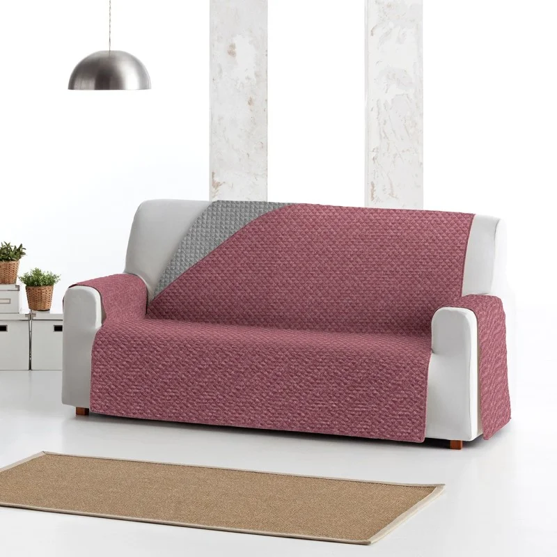 Capa sofá Mist | Microfibra acolchoada | Proteção parcial reversível | Limpeza fácil