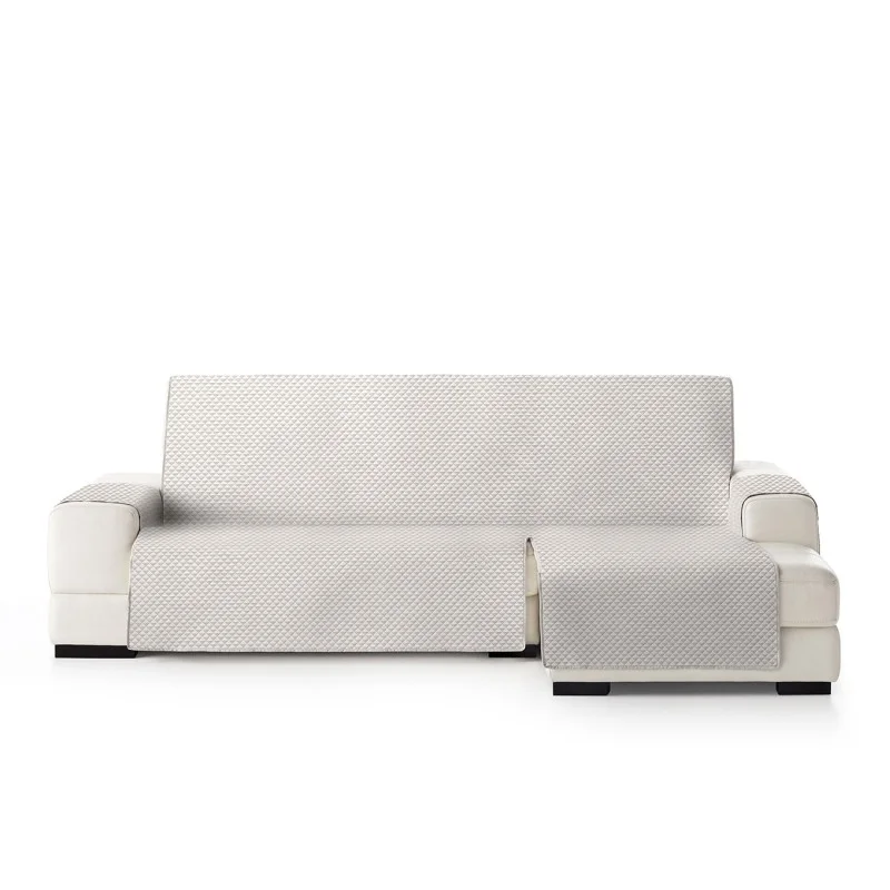 Capa chaise longue Oslo | Losangos acolchoados | Proteção visível e suave | Reversível e lavável Capa chaise longue Oslo | Losangos acolchoados | Proteção visível e suave | Reversível e lavável