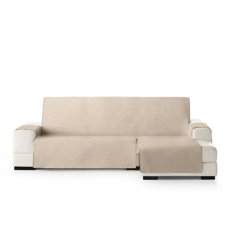 Capa chaise longue Oslo | Losangos acolchoados | Proteção visível e suave | Reversível e lavável Capa chaise longue Oslo | Losangos acolchoados | Proteção visível e suave | Reversível e lavável