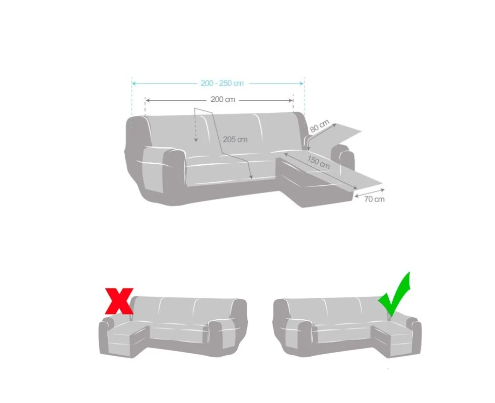 Capa chaise longue Oslo | Losangos acolchoados | Proteção visível e suave | Reversível e lavável Capa chaise longue Oslo | Losangos acolchoados | Proteção visível e suave | Reversível e lavável