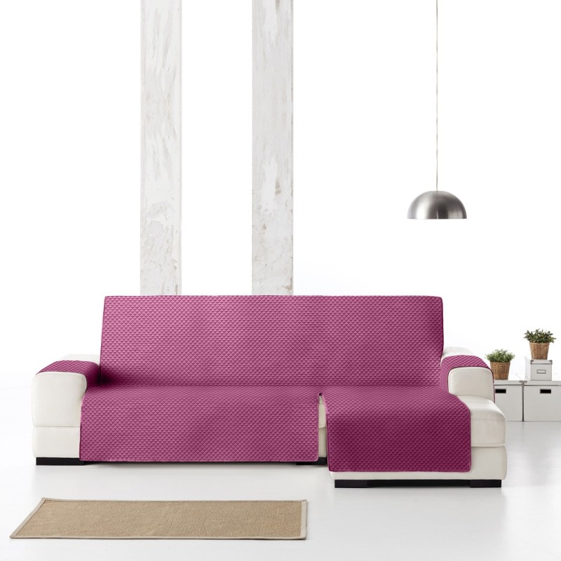 Capa chaise longue Oslo | Losangos acolchoados | Proteção visível e suave | Reversível e lavável