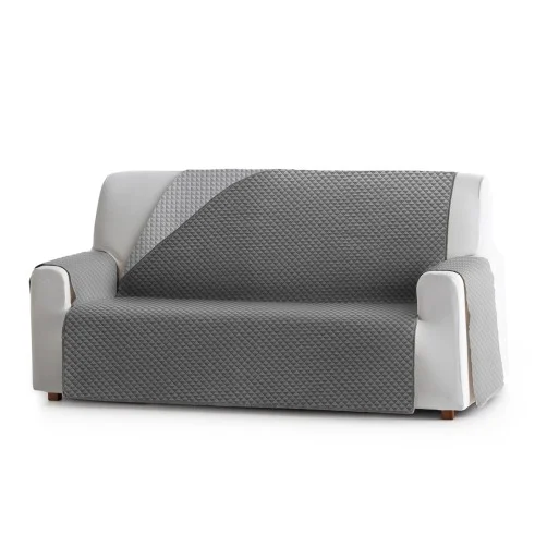 Capa sofá Oslo | Losangos acolchoados | Reversível com estilo moderno | Lavagem fácil