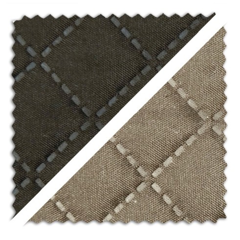 Capa sofá Oslo | Losangos acolchoados | Reversível com estilo moderno | Lavagem fácil