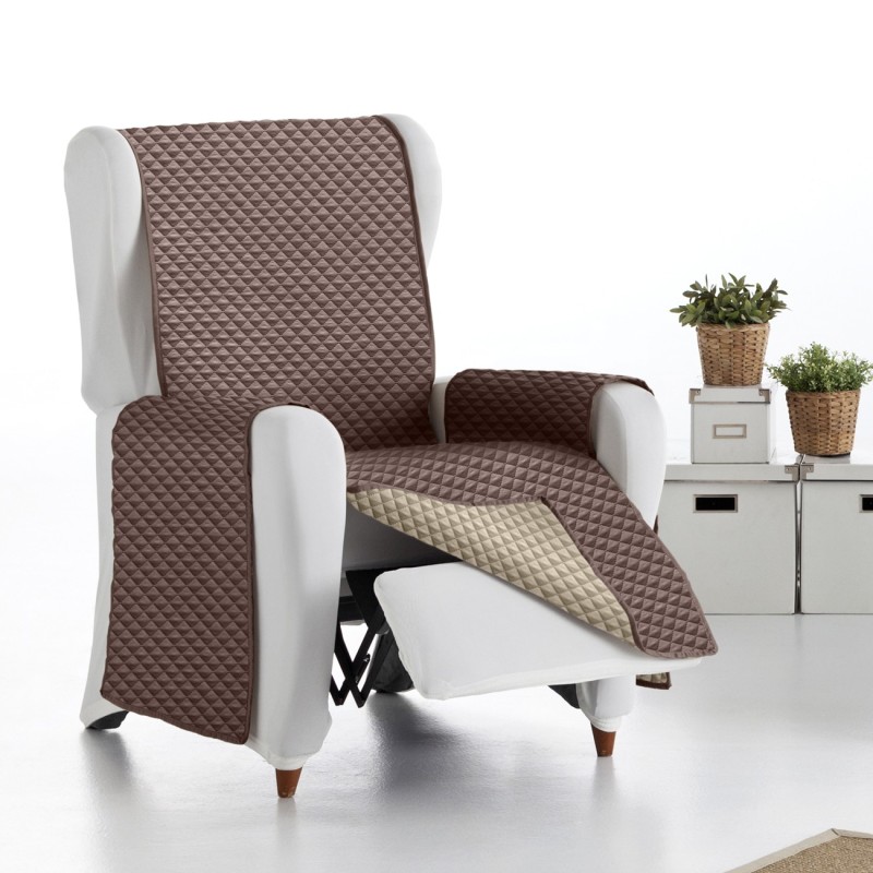 Capa sofá Oslo | Losangos acolchoados | Reversível com estilo moderno | Lavagem fácil Capa sofá Oslo | Losangos acolchoados | Reversível com estilo moderno | Lavagem fácil
