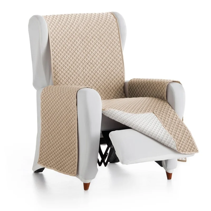 Capa sofá Malmo | Geometria acolchoada | Estilo contemporâneo e reversível | Limpeza fácil Capa sofá Malmo | Geometria acolchoada | Estilo contemporâneo e reversível | Limpeza fácil
