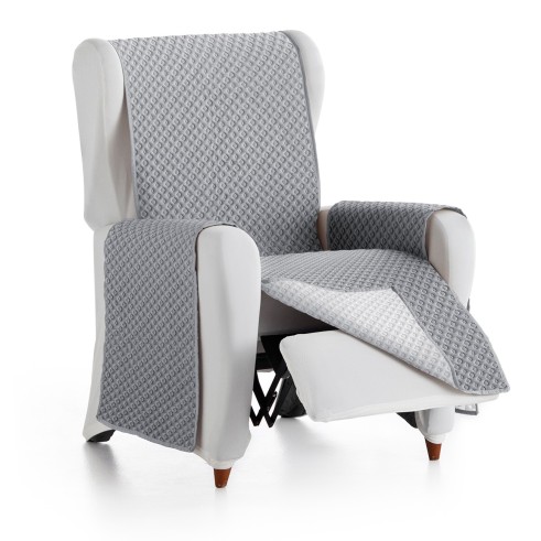 Capa poltrona relax Malmo | Microfibra acolchoada | Reversível e elegante | Proteção parcial