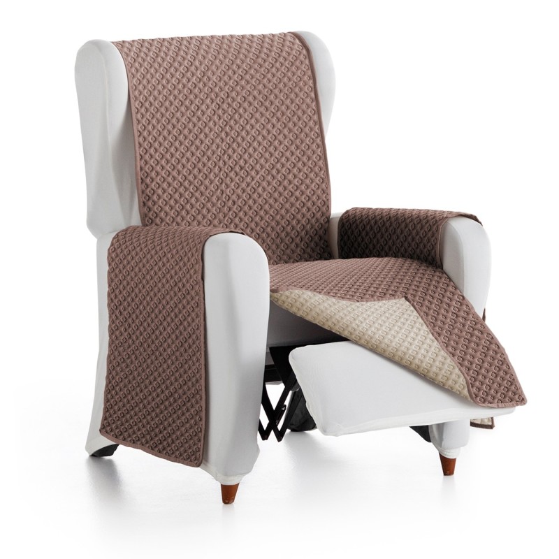 Capa poltrona relax Malmo | Microfibra acolchoada | Reversível e elegante | Proteção parcial