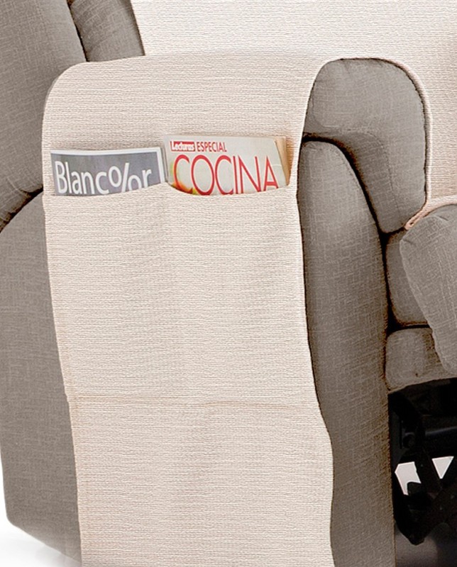 Capa poltrona impermeável Garona | Tecido repelente | Bolsos funcionais | Lavagem fácil