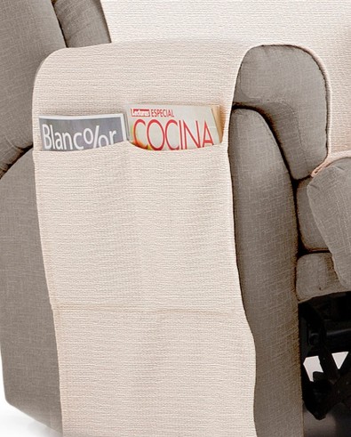Capa poltrona impermeável Garona | Tecido repelente | Bolsos funcionais | Lavagem fácil