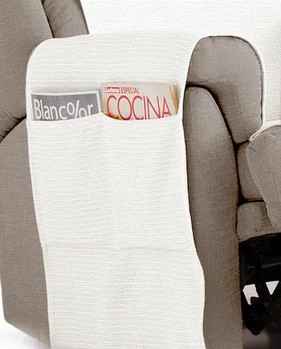 Capa sofá impermeável Garona | Tecido repelente | Proteção parcial com bolsos | Lavagem simples