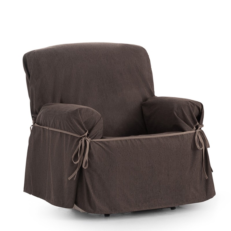 Capa poltrona com laços impermeável Loira | Tecido impermeável | Ajuste decorativo clássico | Lavagem simples Capa poltrona com laços impermeável Loira | Tecido impermeável | Ajuste decorativo clássico | Lavagem simples