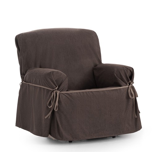 Capa poltrona com laços impermeável Loira | Tecido impermeável | Ajuste decorativo clássico | Lavagem simples