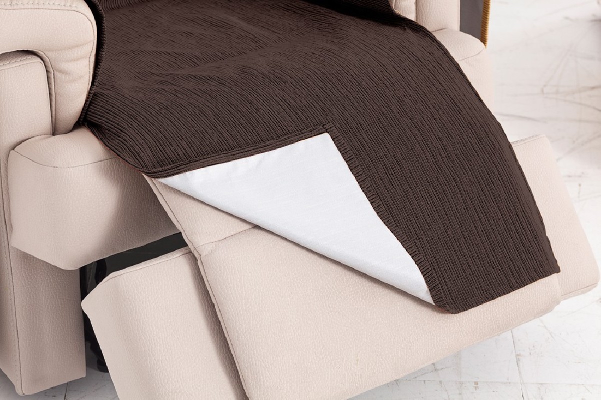 Capa poltrona com laços impermeável Loira | Tecido impermeável | Ajuste decorativo clássico | Lavagem simples Capa poltrona com laços impermeável Loira | Tecido impermeável | Ajuste decorativo clássico | Lavagem simples