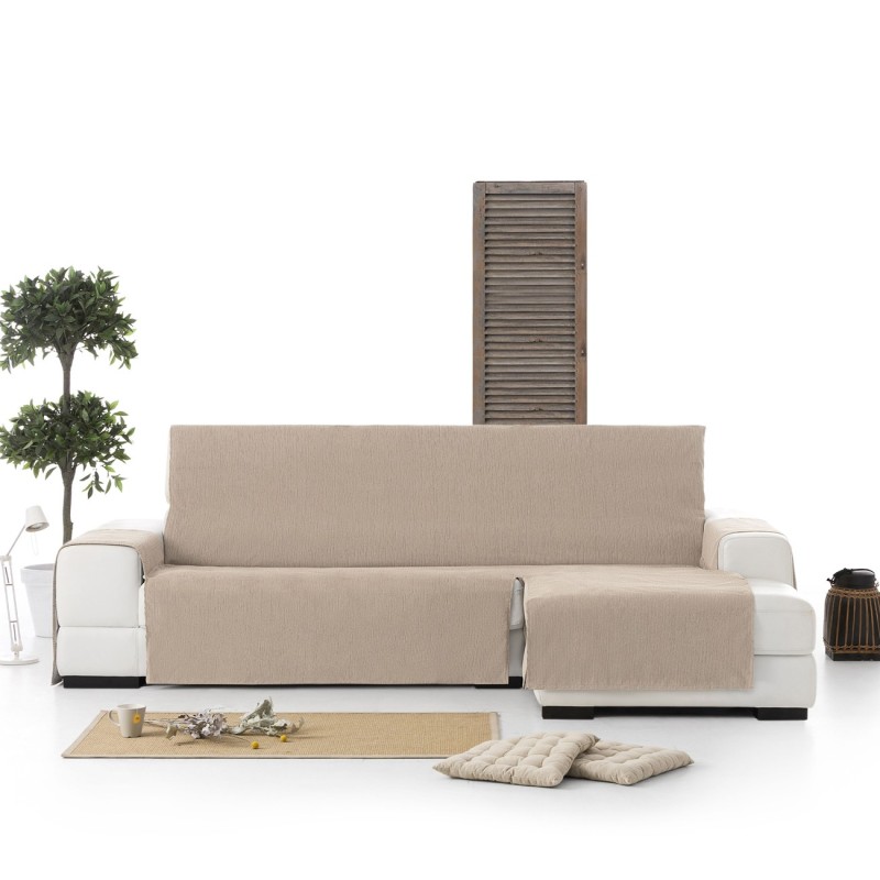 Capa chaise longue impermeável Loira | Tecido canelado | Bolsos funcionais | Lavável na máquina Capa chaise longue impermeável Loira | Tecido canelado | Bolsos funcionais | Lavável na máquina