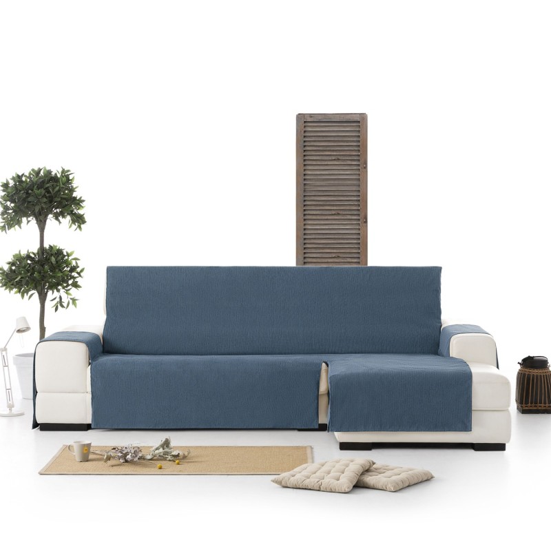 Capa chaise longue impermeável Loira | Tecido canelado | Bolsos funcionais | Lavável na máquina Capa chaise longue impermeável Loira | Tecido canelado | Bolsos funcionais | Lavável na máquina