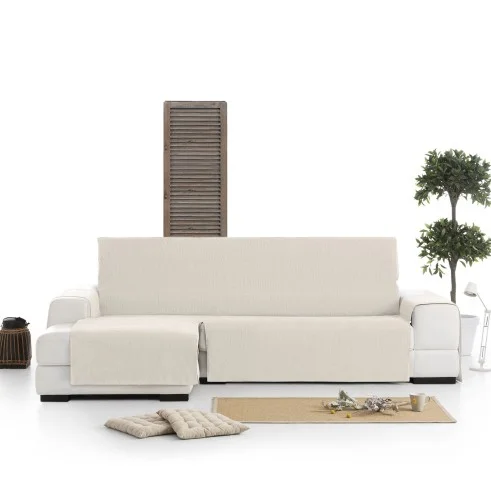 Capa chaise longue impermeável Loira | Tecido canelado | Bolsos funcionais | Lavável na máquina