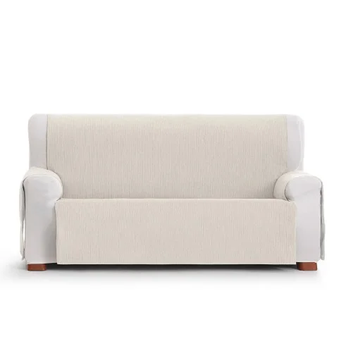 Capa sofá impermeável Loira | Tecido canelado | Proteção parcial elegante | Lavagem fácil