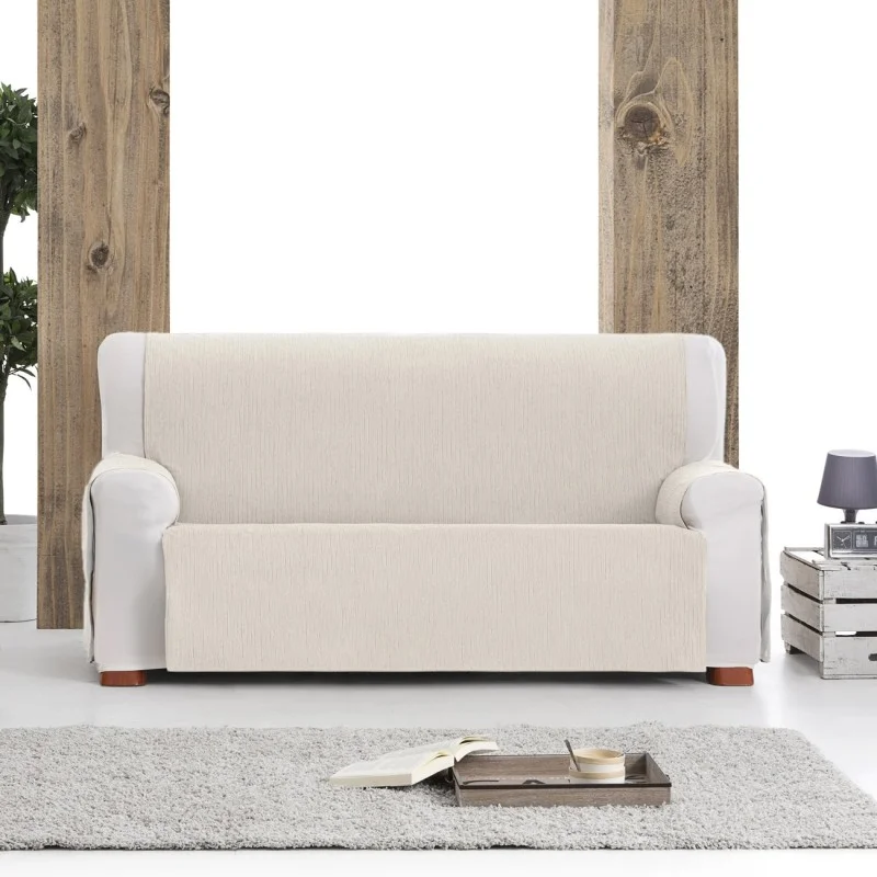 Capa sofá impermeável Loira | Tecido canelado | Proteção parcial elegante | Lavagem fácil Capa sofá impermeável Loira | Tecido canelado | Proteção parcial elegante | Lavagem fácil