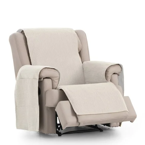 Capa poltrona relax impermeável Loira | Tecido resistente | Bolsos funcionais | Lavagem fácil