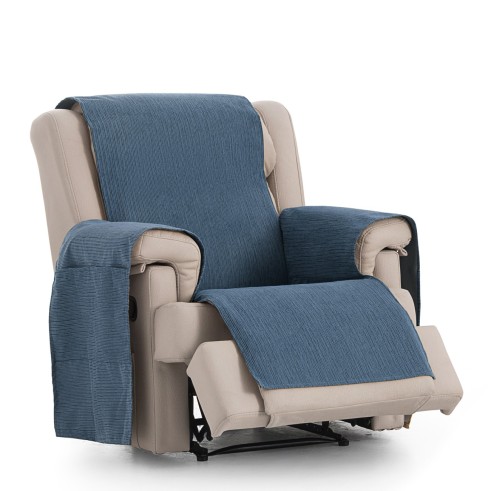 Capa poltrona relax impermeável Loira | Tecido resistente | Bolsos funcionais | Lavagem fácil